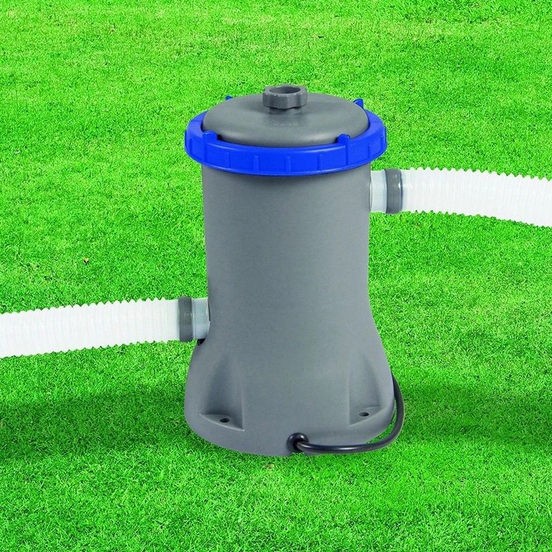 Inflatable quick-rise portable swimming pool home courtyard set with filter pump inflatable pool Application Scenario