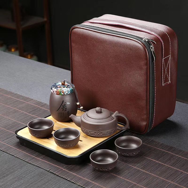 貔犰紫砂随身携带茶具 旅行茶具套装 结婚回礼 积分兑换 超市促销 公司福利细节图