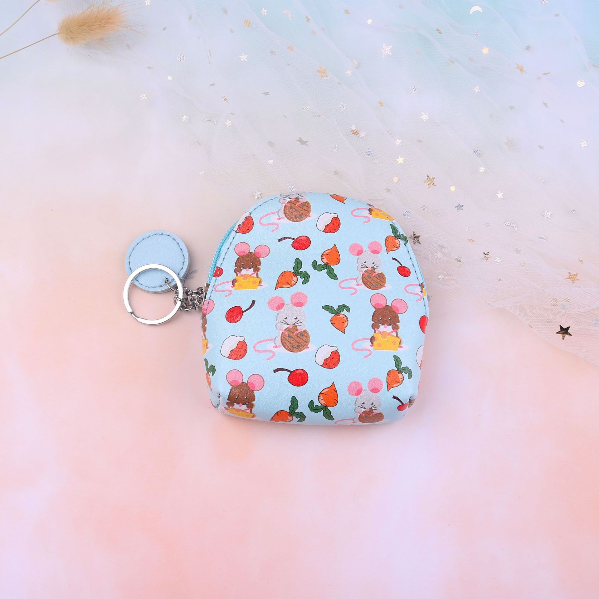 2020新款pu卡通独角兽熊猫零钱包 学生可爱硬币包 迷你收纳包批发细节图