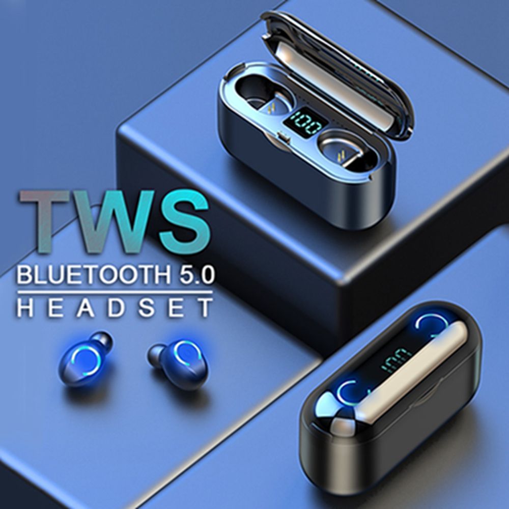 YEXIN 新款F9-8 TWS蓝牙耳机双耳跨境电量显示丝印5.0详情图6