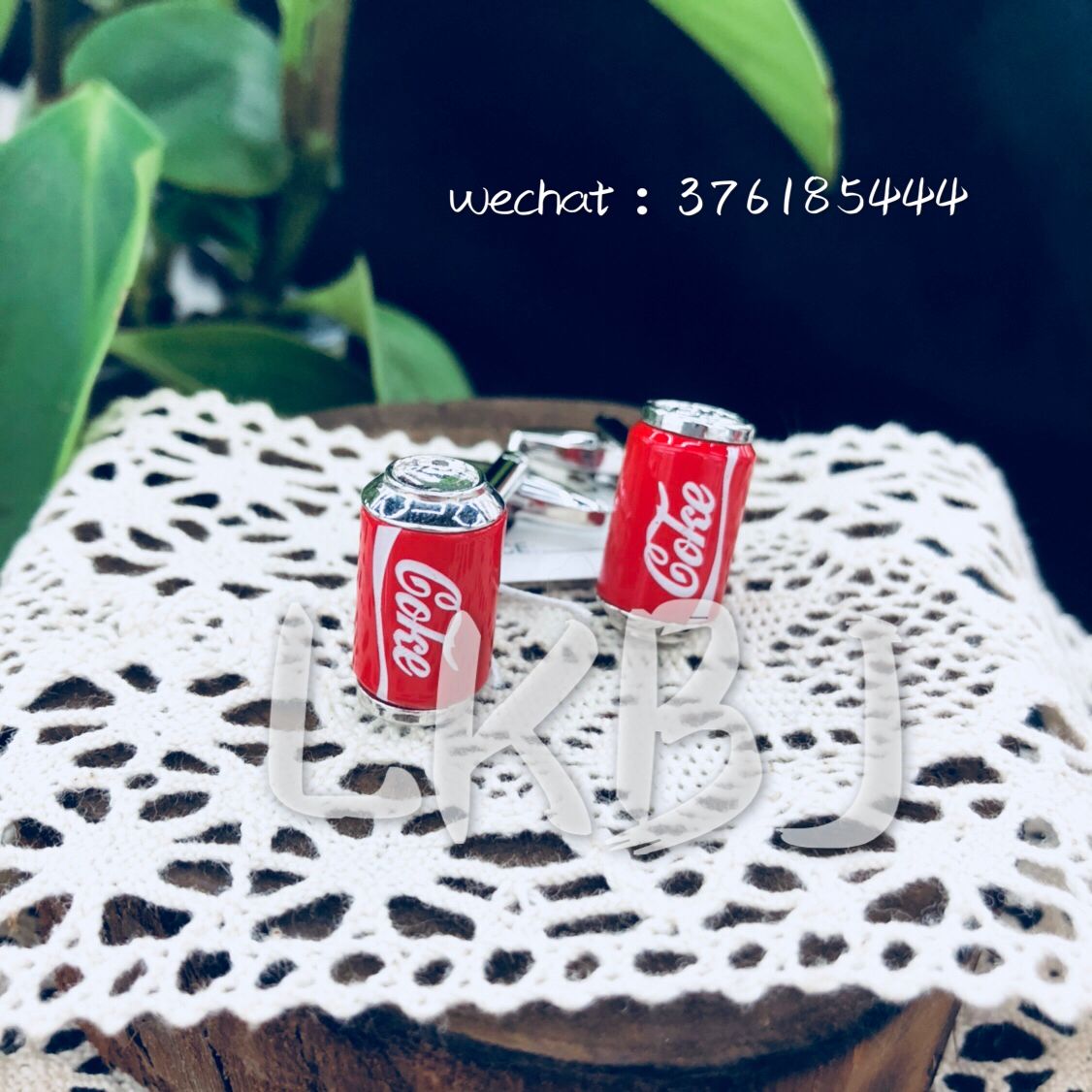 Coca-Cola shaped fun cufflink accessories. Accessories detail image 1