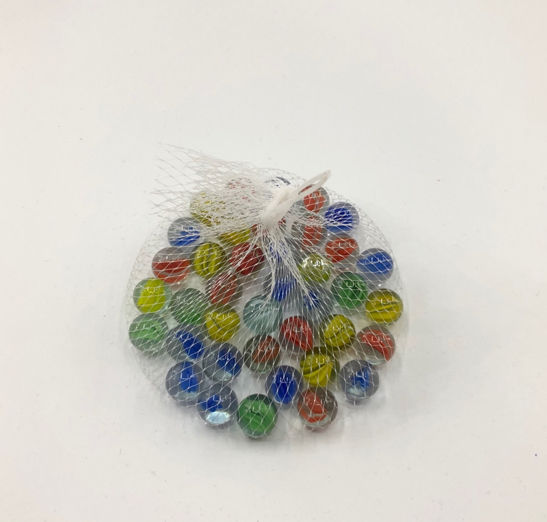 高白八片玻璃珠弹珠16mm儿童玩具工艺品玻璃弹珠水晶球筷子夹弹珠游戏