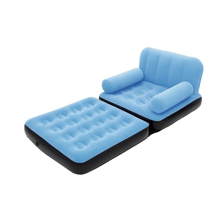 Inflatable sofa 67277, 75-inch x 38-inch x 25-inch with armrests detail image 2