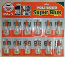 Pa-5 super glue suction card for 12 bottles