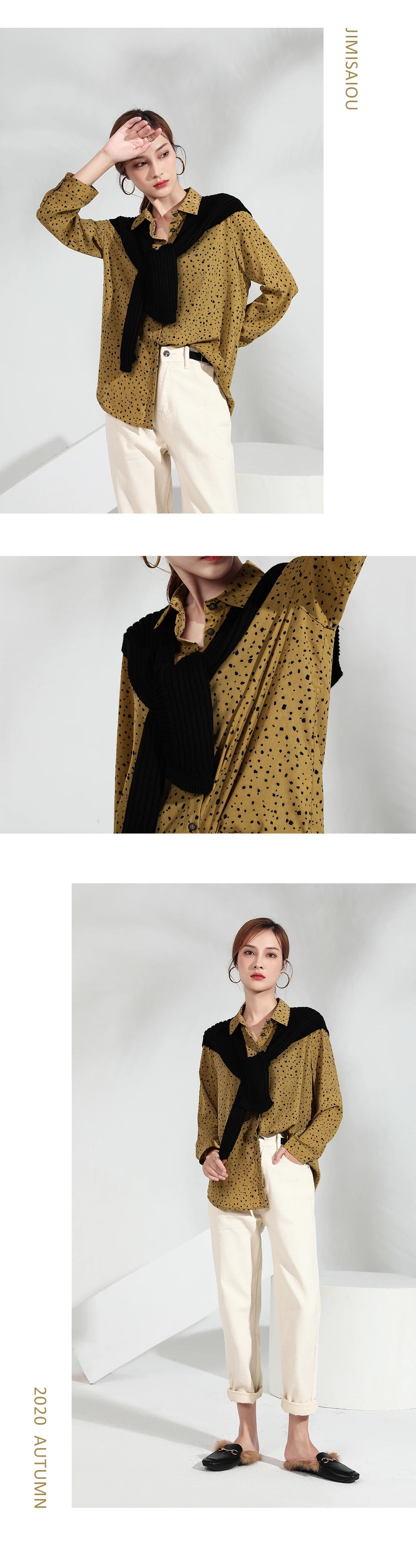 Jimmy Seio's new autumn 2020 collection of personalized and fashionable shirts details Picture