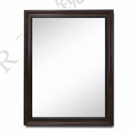 仿木中国风相框镜浴室镜玄关装饰