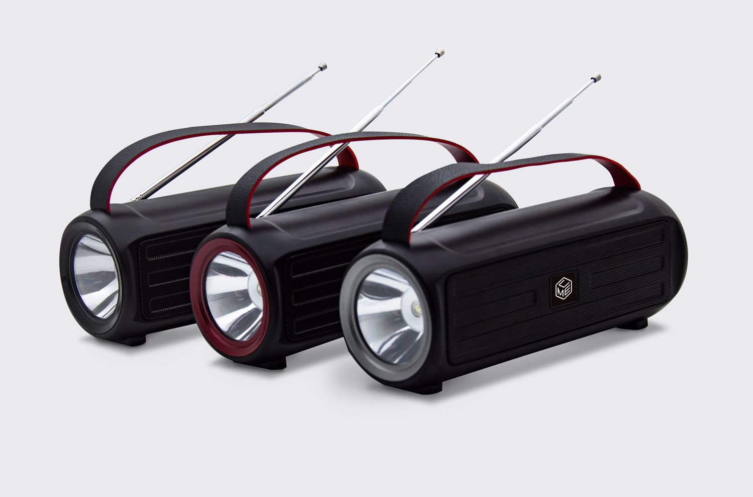 MCE-188爆款音箱性价比天线太阳能便携手提蓝牙插卡USB手电筒详情图1