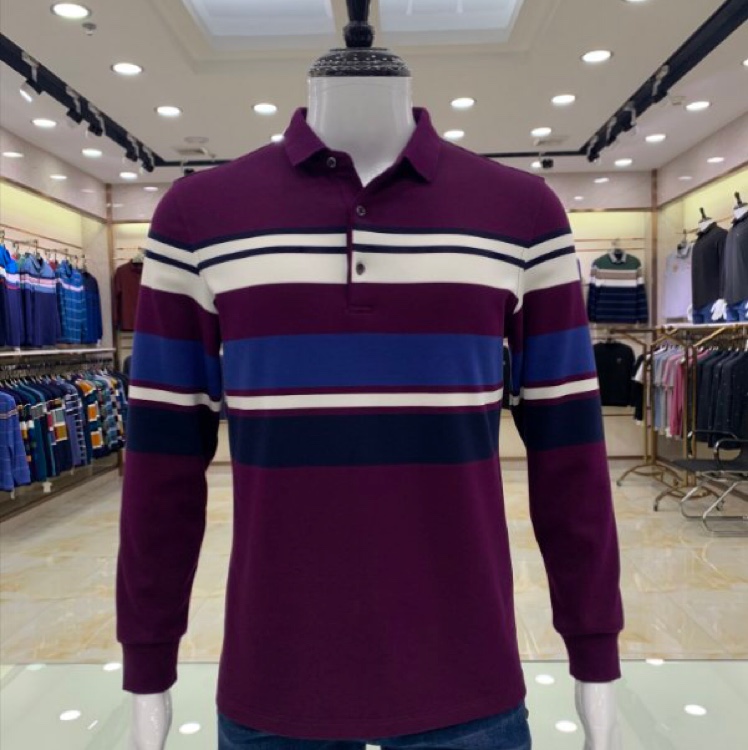 Long sleeved men T popular logo T-shirt in autumn thumbnail