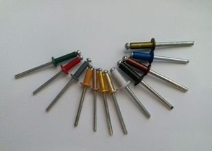 Colored rivets