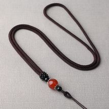 玛瑙珠子编织项链绳款式多多价格由低到高