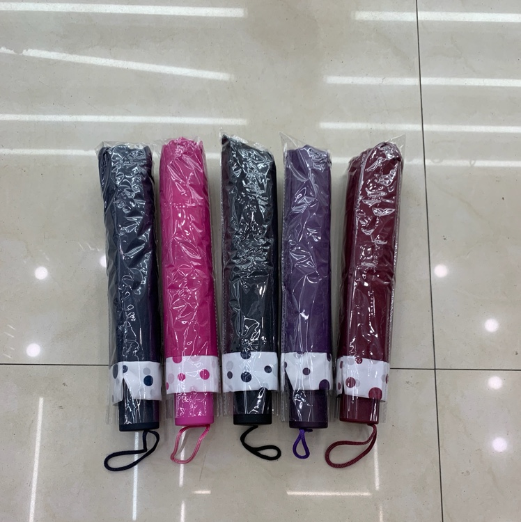 75 cm 10K with a polka dot umbrella