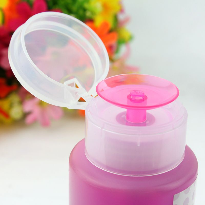 Ou Yan 2893 Nail polish remover PE plastic bottle pressure 165ML can be approved full figure