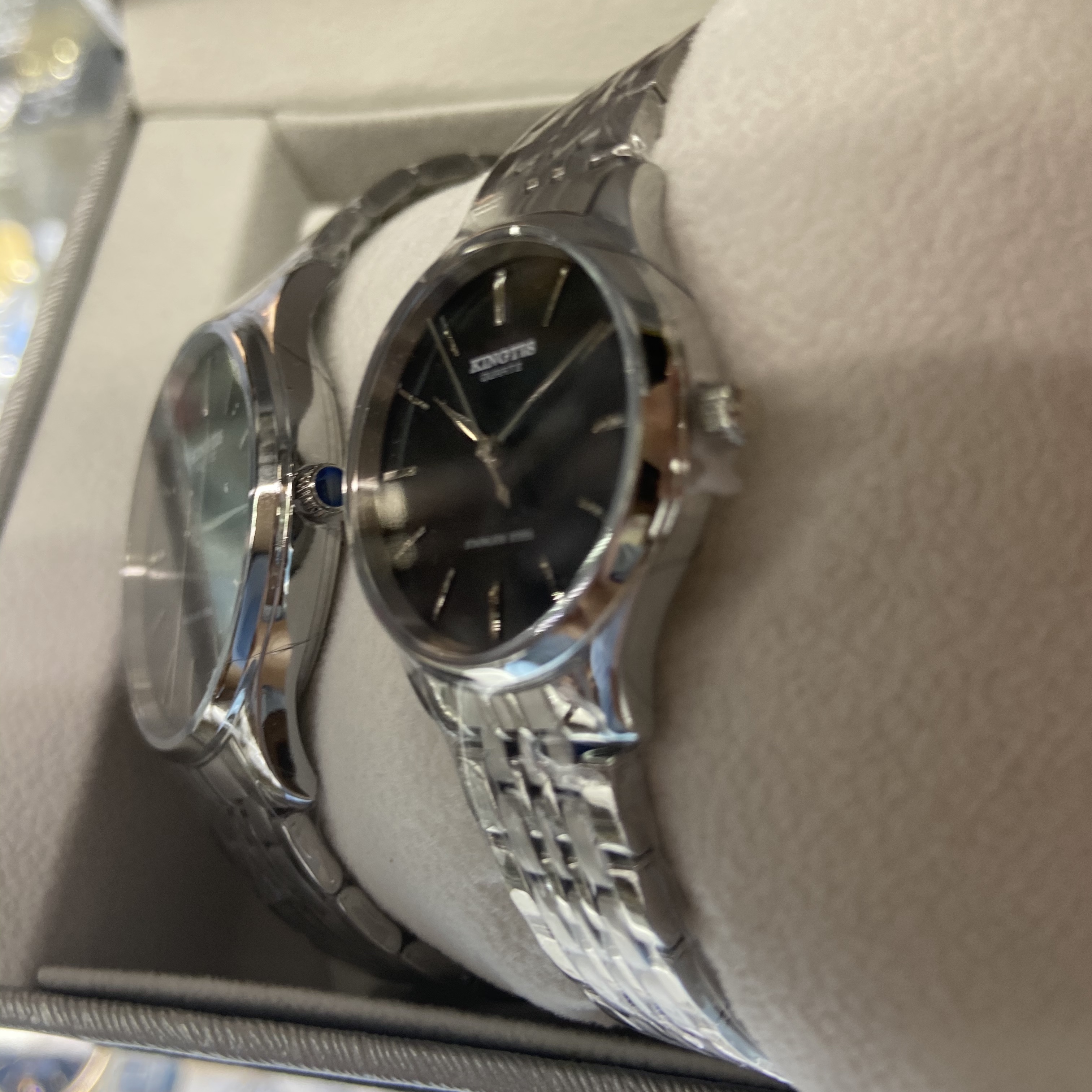 Jingtie Shi Old Shanghai's new fashionable and trendy couple watches Specification image