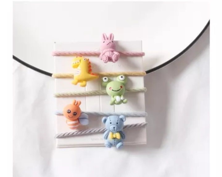 发夹儿童夏季可爱/发饰女童夏季可爱/发夹儿童夏季潮流/戒指套装盒/发卡细节图