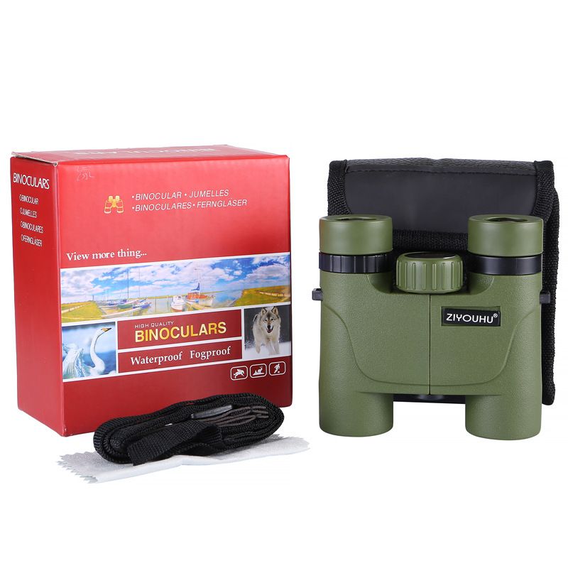 ZIYOUHU10x26 High-magnification high-definition portable binocular night vision non-infrared Telescope, travel concert sightseeing mirror details Picture