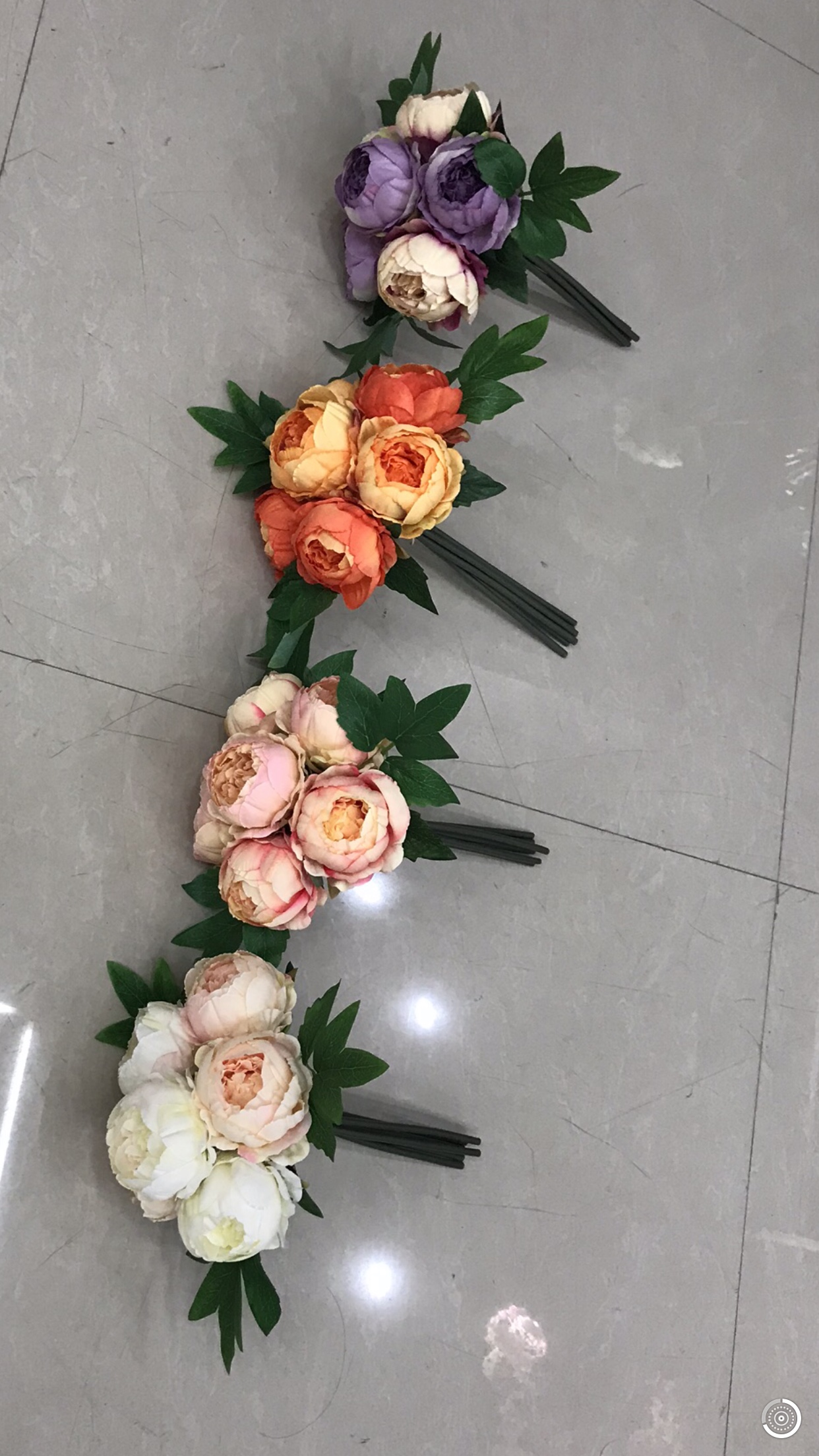 Six peonies details Picture