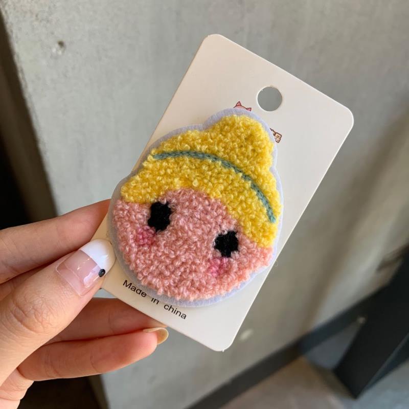 羊羔毛BB夹白底实物图