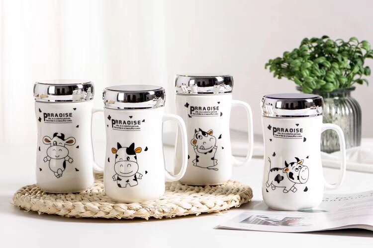 Factory direct sales of ceramic mirror cups, creative water cups, mugs and tea cups details Picture