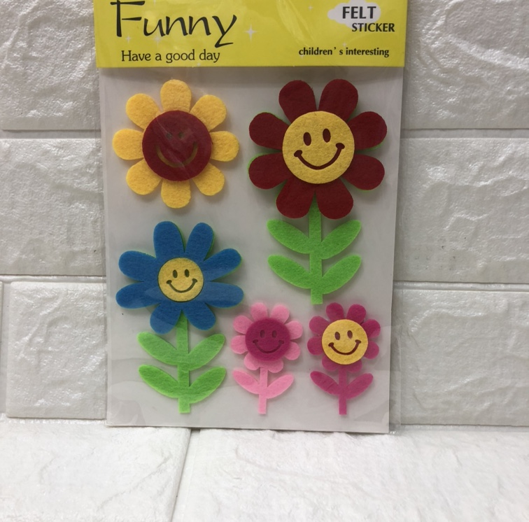 Flocking layer upon layer, children decoration stickers thumbnail