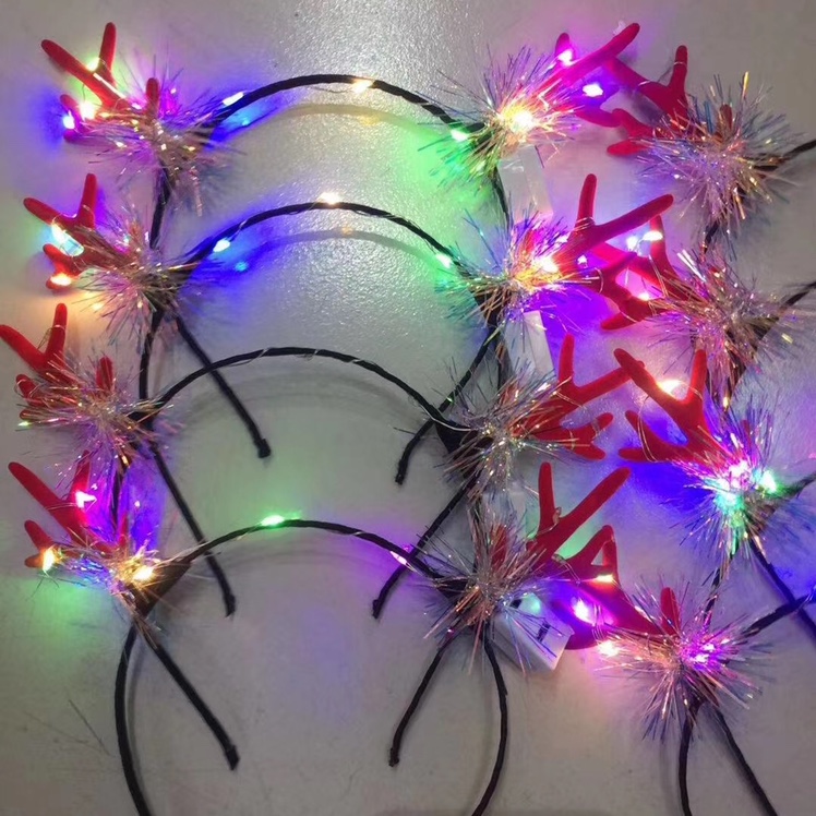 Antlers gold hair hoop head hoop hair accessories night market stalls supply