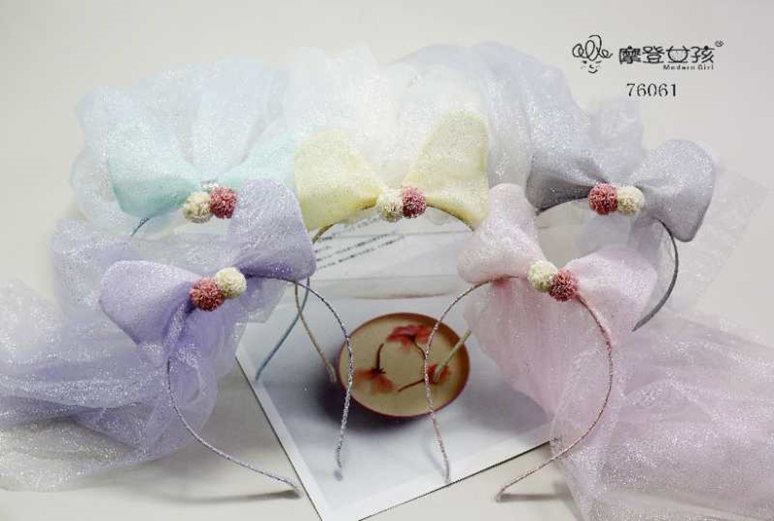 Yiwu Selection bowknot ribbon headband 76061/ F2-012 full figure