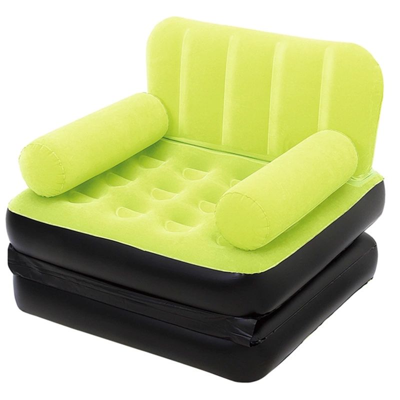 Inflatable sofa 67277, 75-inch x 38-inch x 25-inch with armrests Specification image