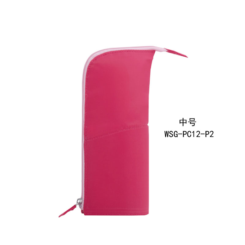 KOKUYO/ Guoyu WSG-PC12-P2 pen case, medium size pink detail image 1