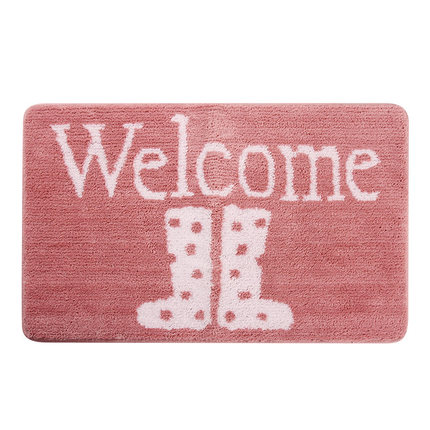 大达地垫门垫卫生间脚垫卫浴吸水浴室厕所防滑地毯丽绒40X60产品图