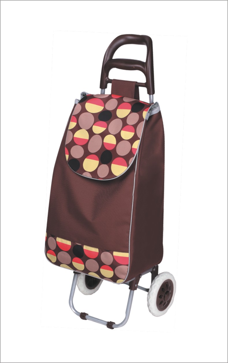 Folding vegetable shopping cart small trolley elderly shopping luggage family trolley