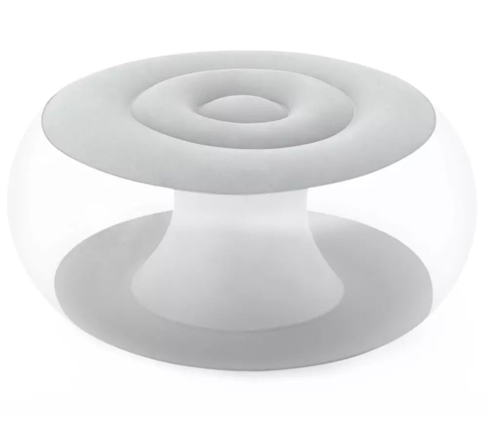 Inflatable furniture living room modern sofa chair with built-in LED light strips, 7 available colors air sofa detail image 1