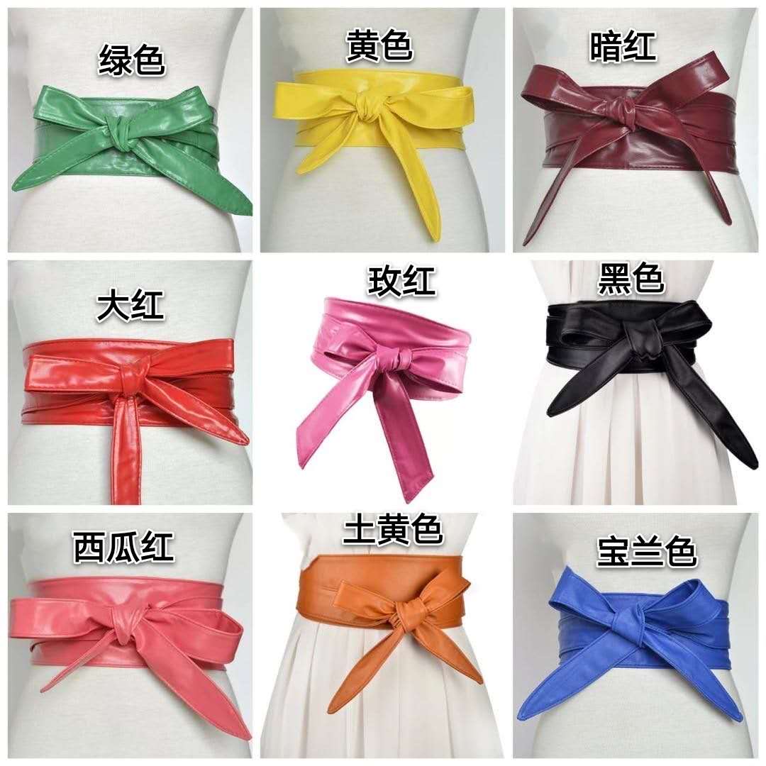 Women's Waist Cover Wide Belt Product Showcase Figure 4