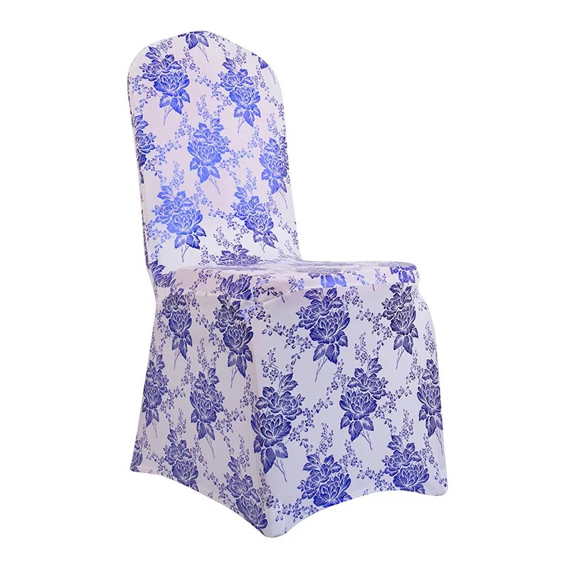 印花烫金大花图案弹力椅套彩色椅子套酒店宴会婚庆活动专用详情图6