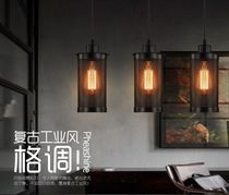 American industrial decoration corridor, stairs, porch, LOFT, retro creative bar wire chandelier