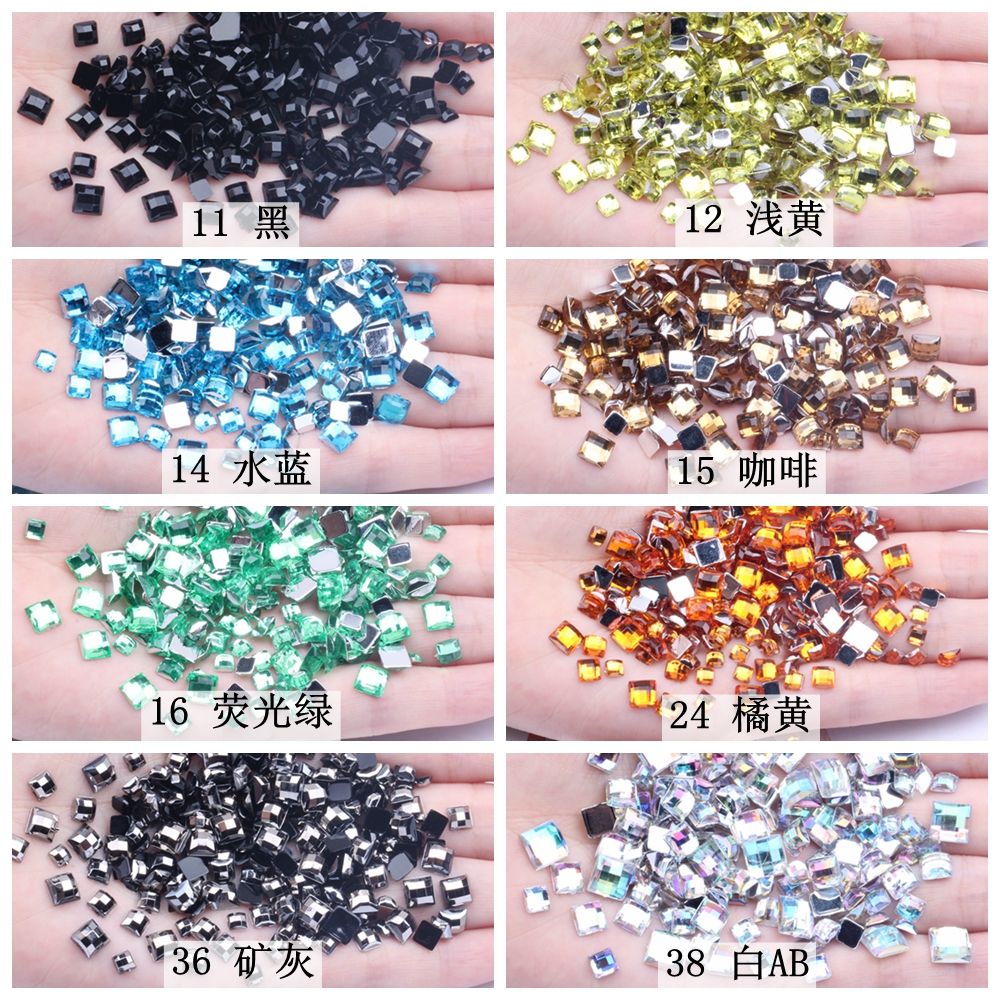 456Mm Mixed Model 1000 Imitation Table Square Flat Earth Surface Multi-Color Machine Beauty Accessories details Picture