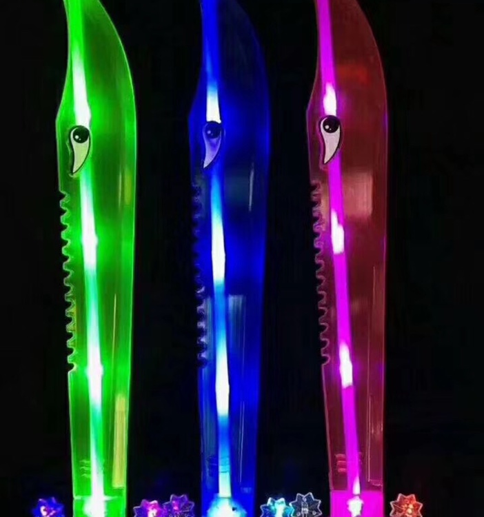 Shark sword lighting toy manufacturer night market stalls supply