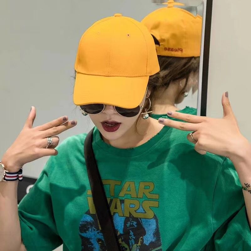 Hat Female Spring/Summer Korean Version Do Old Vintage Curved Eaves Cap Son Light Plate Solid Color Baseball Cap Couple Hat Male undefined