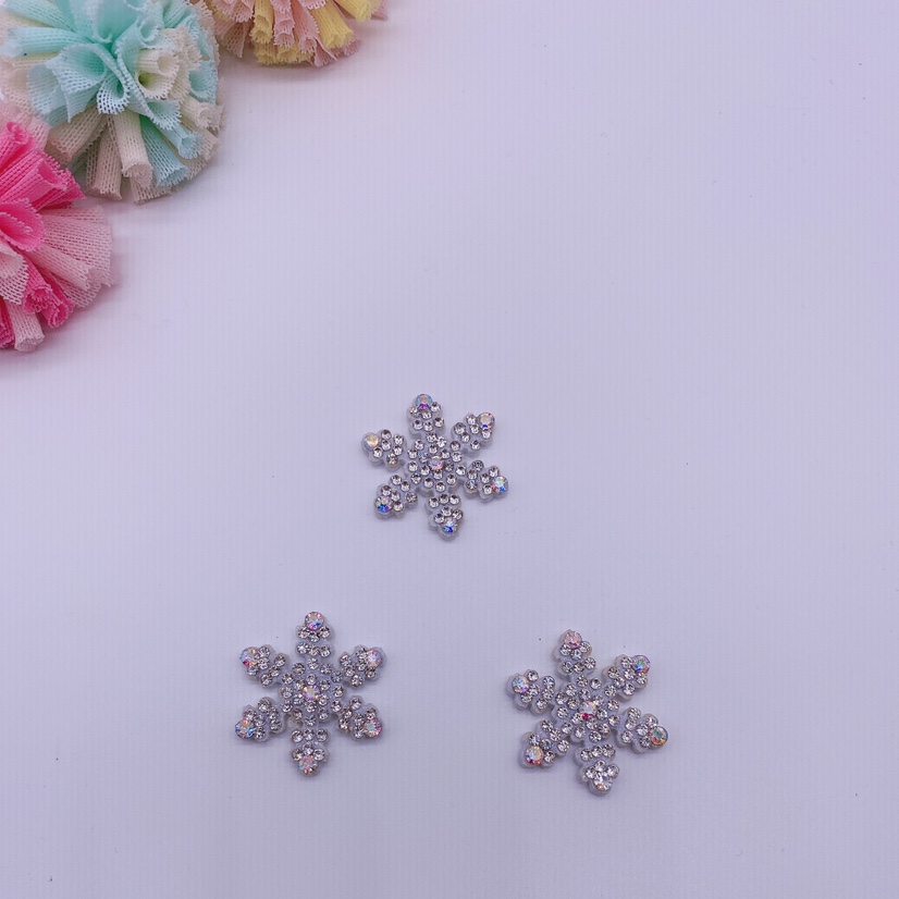 Snowflake ❄️ ultrasonic embossed patch diy hair accessory semi-finished product snowflake ❄️ ultrasonic embossed patch diy hair accessory semi-finished product snowflake ❄️ ultrasonic embossed patch diy hair