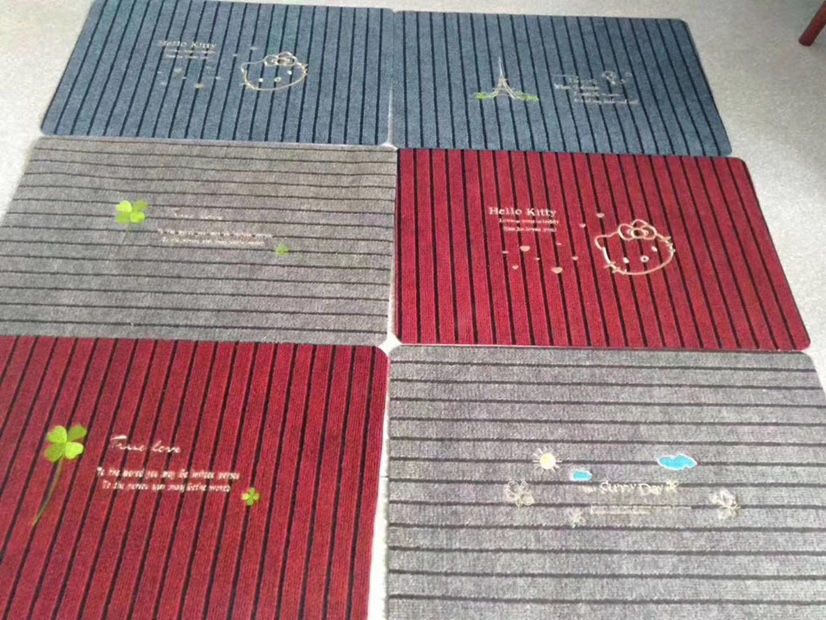 Colorful striped embroidery pad thumbnail