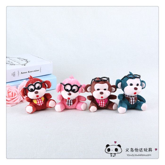 Plush toy tarsier doll small pendant plush toy tie little monkey wedding throw thumbnail