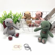 Latest plush toy key chain bunny pendant backpack pendant fine doll toy claw machine doll