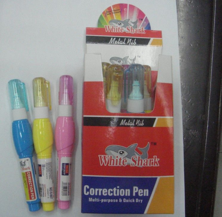 806修正液彩盒盖子学生用品12支盒装详情图1