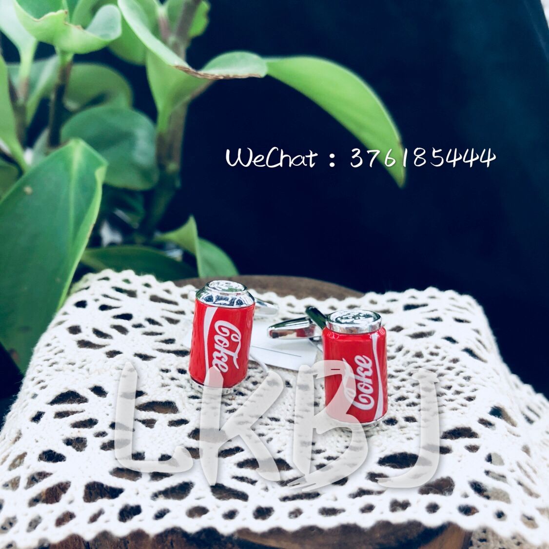 Coca-Cola shaped fun cufflink accessories. Accessories detail image 2