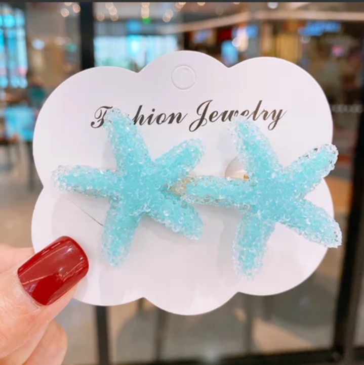 发夹/创意饰品/发夹植绒/发饰/发卡细节图