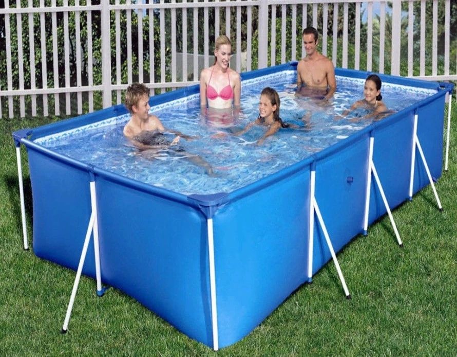 High-quality portable home swimming pool 56424 steel frame large-capacity swimming pool, swimming pool with filter pump detail image 1