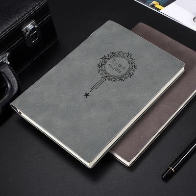 凯路仕礼品笔业 办公A5羊巴皮笔记本创意pu文具本子复古软皮加厚商务记事本定制LOGO