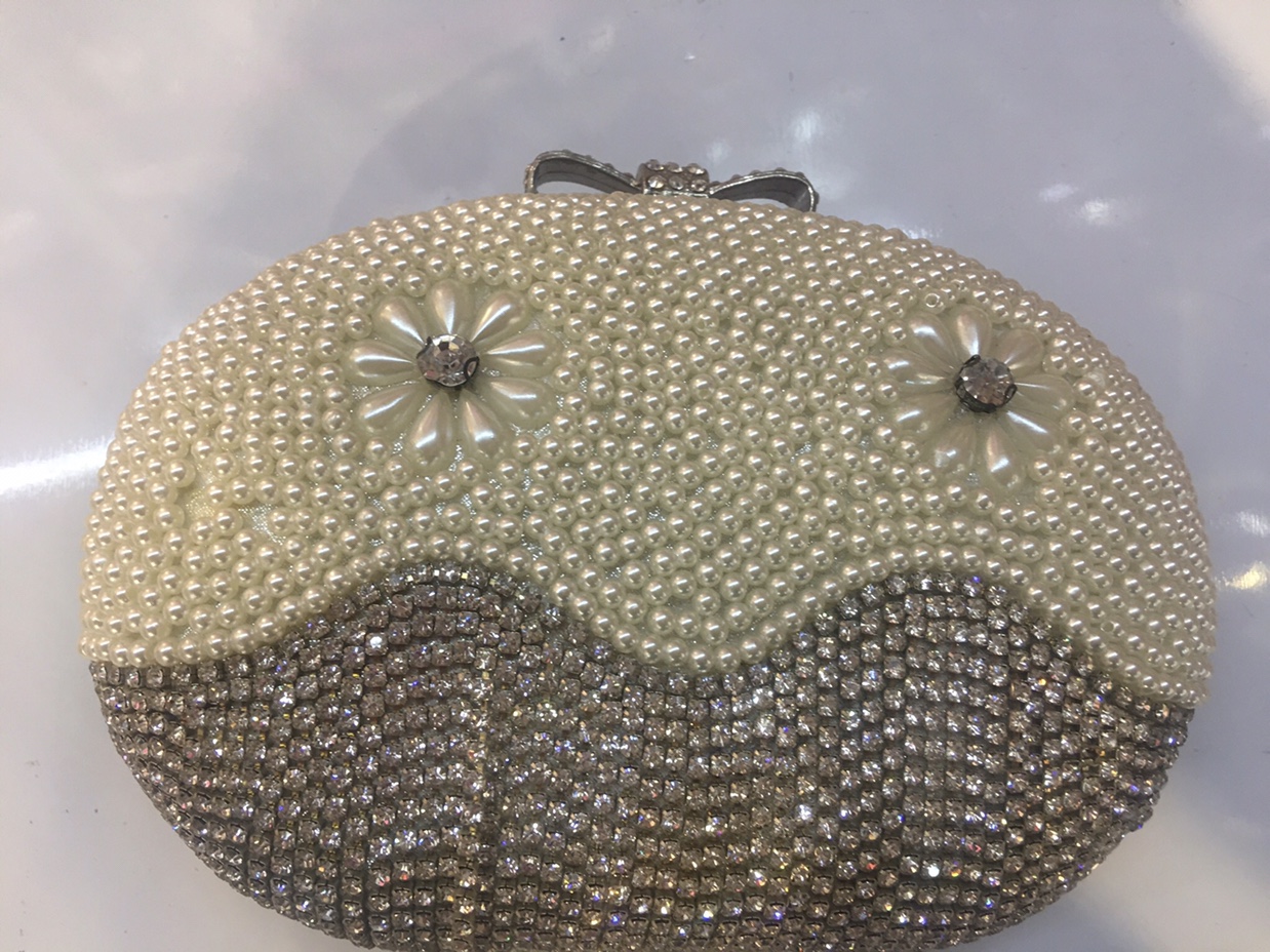 2019 New European And American Socialite Pearl Bag Diamond Tassel Bag Hand Bag Dinner Bag Chain Bag Crossbody Bag