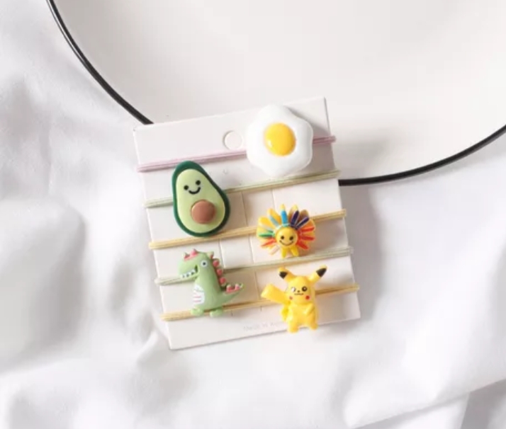 发夹儿童夏季可爱/发饰女童夏季可爱/发夹儿童夏季潮流/戒指套装盒/发卡产品图