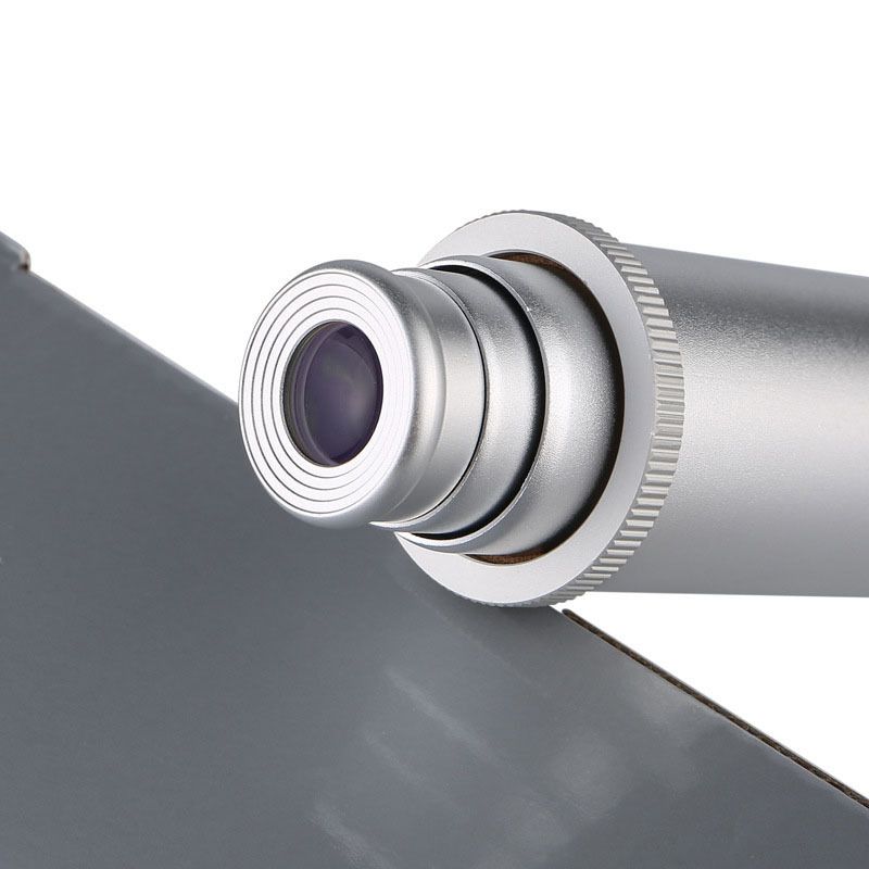 ZIYOUHU Silver monocular Pirate Telescope Metal Children's high-power monocular Pocket Gift 25x30 Custom Specification image