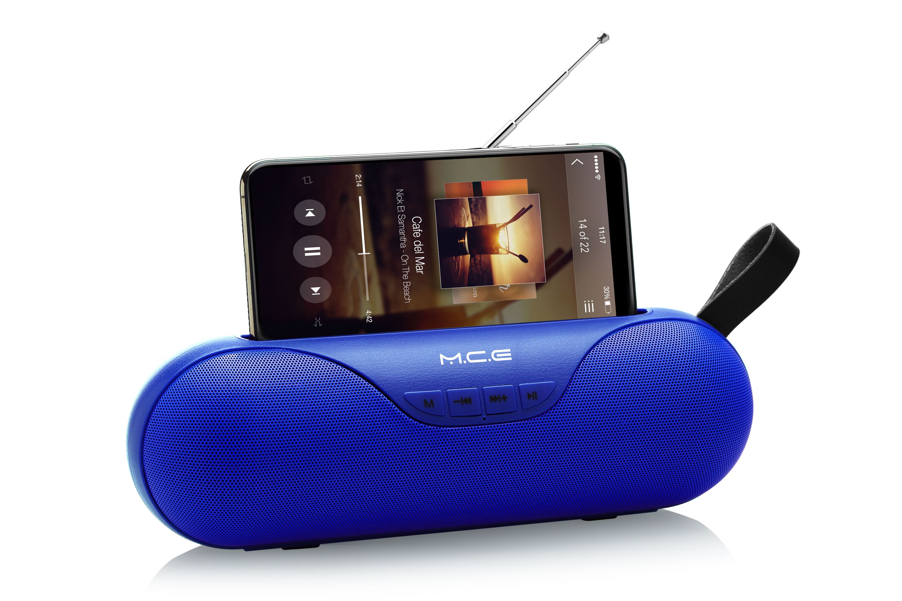 MCE-E16爆款音箱性价比天线手机支架便携手提蓝牙插卡USB音箱非洲