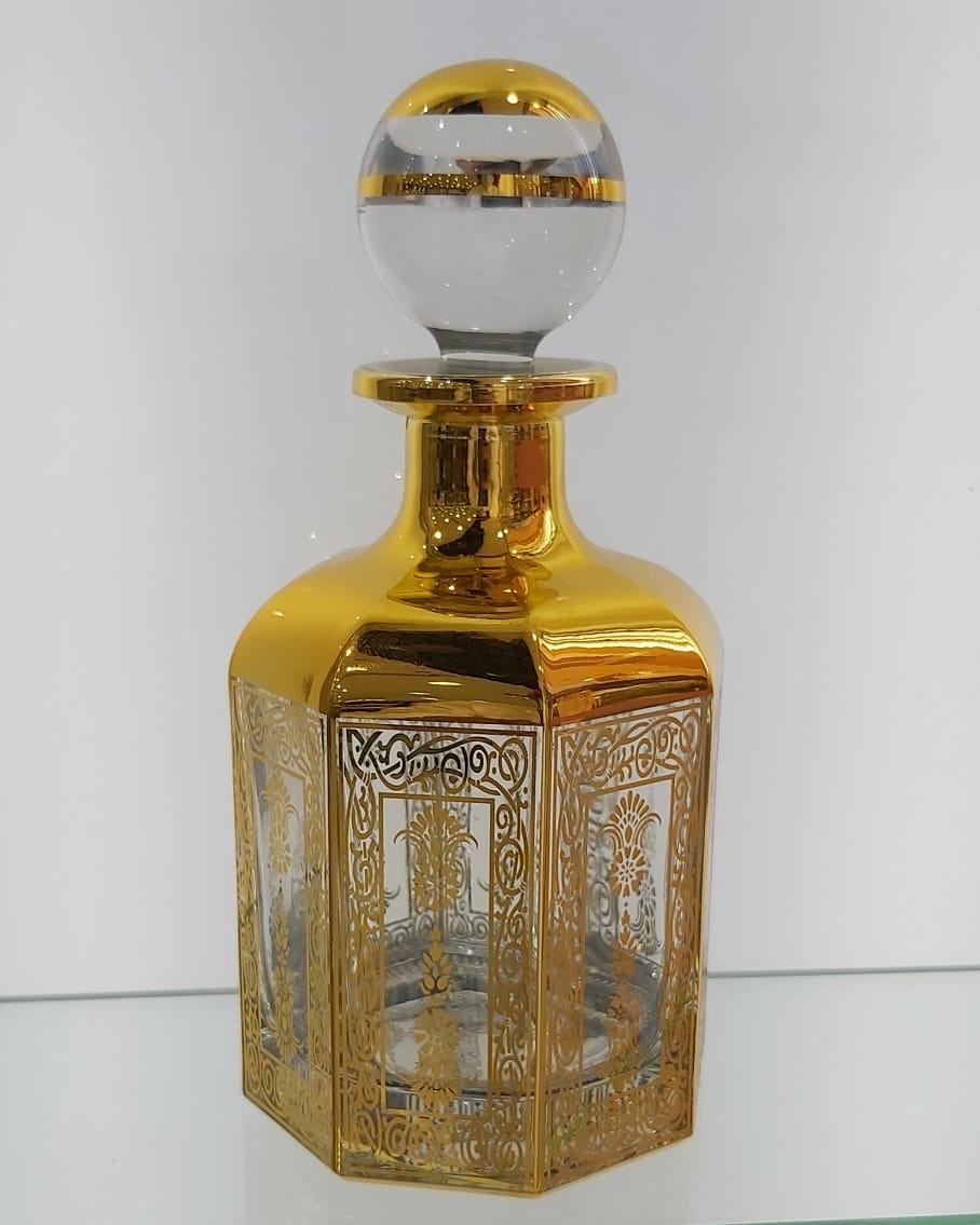 150ml 250ml 香薰瓶 展示瓶 金色白底实物图